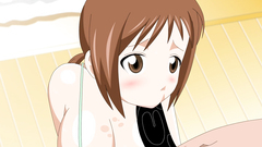 Barely legal anime teen does her best to her lover's cock