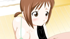 This barely legal anime teen looks so sweet and innocent!