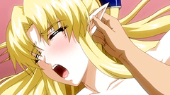 Big boobed elvish whore spreads her legs wide open