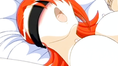 Big breasted redhead girl in tender BDSM games