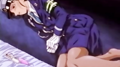 This busty police lady looks so hot and horny!