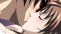 Anal penetration for big titted hentai lady