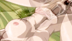 Anal penetration for big titted hentai lady