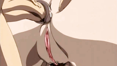 Anal penetration for big titted hentai lady