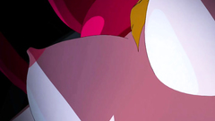 Sexy naked blonde abused by horny pink tentacles