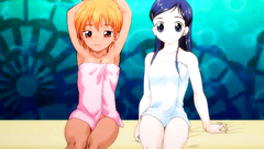 Barely legal brunette teen fingered till orgasm