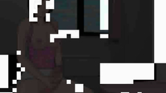 Futanari brunette babe shows her anal gape