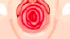 Futanari brunette babe shows her anal gape