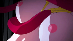 Sexy 3d blonde slut gets drilled by tentacle monster