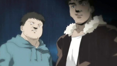 Scared anime teen forced in the park at night