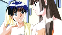 Young teens in sexy animated hentai cartoon