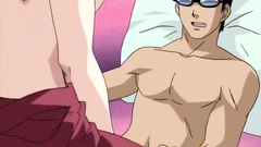 Young and innocent brunette teen in hentai toon