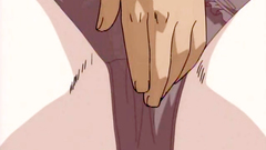 Redhead babe deepthroats erection on her knees