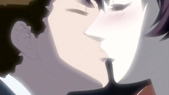 Redhead babe deepthroats erection on her knees