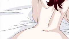 Naked redhead lady doggy style fucked in hentai toon