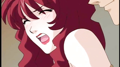 Deep and painful fuck for redhead babe from behind