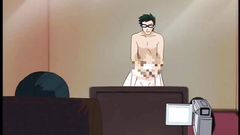 Deep and painful fuck for redhead babe from behind