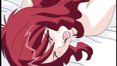 Deep and painful fuck for redhead babe from behind