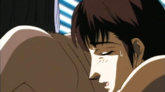 Passionate hentai fuck with busty girl in the library