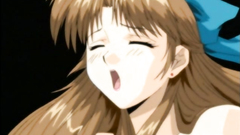 Young and beautiful naked couple makes love together