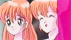 Young and sexy anime girls in hentai cartoon