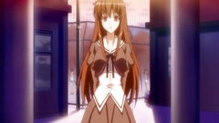 Slender teens have great time together in anime toon