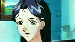 Black-haired hentai lady gets into the trouble