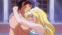 Sweet blonde girl gets shy but still horny