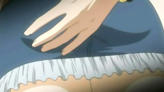 Blonde babe with huge breasts molested in train