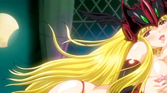 Adorable sluts from hentai cartoon go crazy