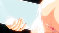 Blonde and brunette abbes in hentai animated cartoon