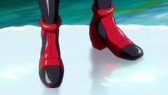 Blonde and brunette abbes in hentai animated cartoon