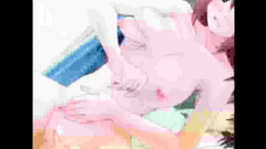 Sweet hentai chicks seduced into group fuck