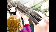 Sweet brunette babe penetrated from behind