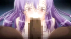 Poor hentai girl swallows her first BBC in cartoon