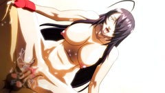 Busty hentai babe gets fucked till orgasm