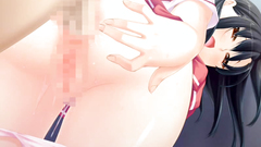 Big breasted hentai slut loves many cocks at the same time