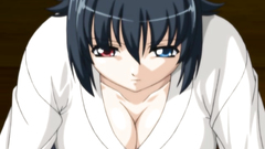 Busty schoolgirl shows her skills in hentai toon