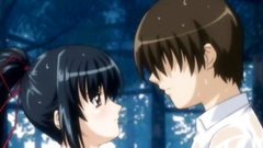 Busty schoolgirl shows her skills in hentai toon