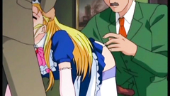 Sexy blonde chick gets fucked in passionate 3some