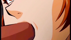 Many hard cocks for redhead seductive babe