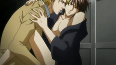 Brutal and passionate homosexual love in hentai