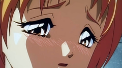 Big monsters and little girls in hentai cartoon