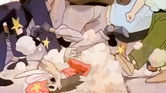 Sweet blonde elf takes cock from behind