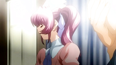 She gets her face covered with cum after sloppy blowjob