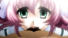 Deepthroat face fuck for a tiny little girl