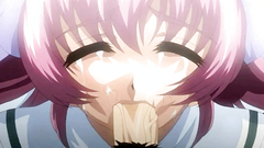 Deepthroat face fuck for a tiny little girl