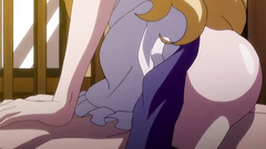 Seductive hentai maid rides her BOSS cock