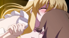 Seductive hentai maid rides her BOSS cock