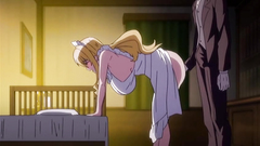 She bends over and gets fucked from behind